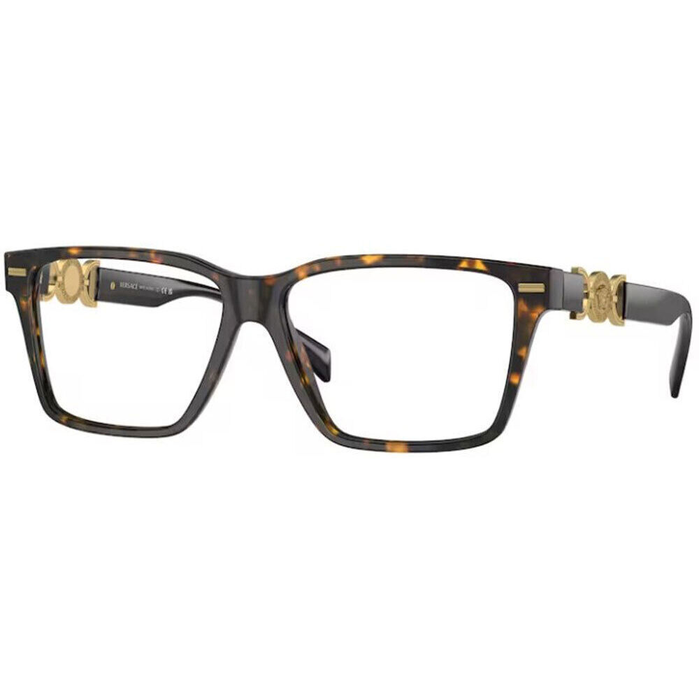 NWT Versace VE3335 Havana 54mm Eyeglasses